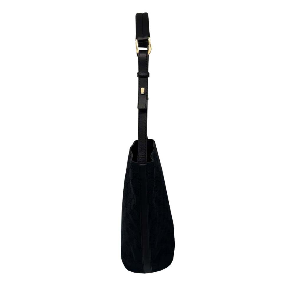 GUCCI Authentic Black Leather Shoulder Bag - Picture 4 of 13